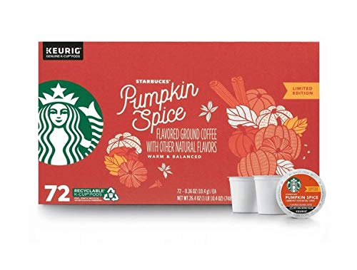 Starbucks K-Cup Coffee Pods, Naturally Flavored Coffee Variety Pack for Keurig Brewers, 100% Arabica, 1 Box (40 Pods)