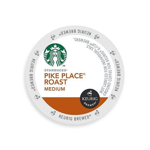Starbucks K-Cup Coffee Pods, Naturally Flavored Coffee Variety Pack for Keurig Brewers, 100% Arabica, 1 Box (40 Pods)