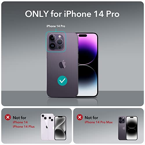 ESR for iPhone 16 Pro Max Case, Compatible with MagSafe, Shockproof Military-Grade Protection, Magnetic Phone Case for iPhone 16 Pro Max, Classic Hybrid Case (HaloLock), Clear