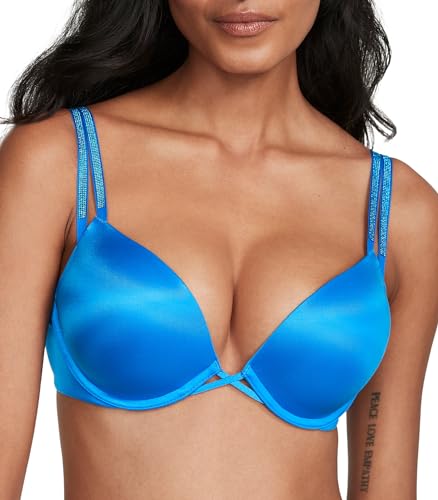Victoria's Secret Women's Very Sexy Bombshell Adds-2-Cups Push Up Double Shine Strap Bra, Bras for Women (32A-38DDD)
