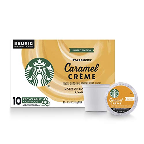 Starbucks K-Cup Coffee Pods, Naturally Flavored Coffee Variety Pack for Keurig Brewers, 100% Arabica, 1 Box (40 Pods)