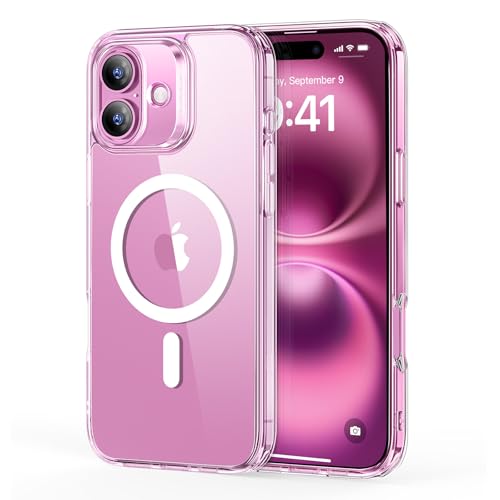 ESR for iPhone 16 Pro Max Case, Compatible with MagSafe, Shockproof Military-Grade Protection, Magnetic Phone Case for iPhone 16 Pro Max, Classic Hybrid Case (HaloLock), Clear