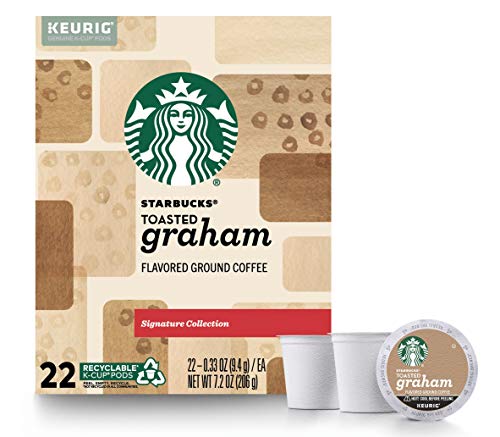Starbucks K-Cup Coffee Pods, Naturally Flavored Coffee Variety Pack for Keurig Brewers, 100% Arabica, 1 Box (40 Pods)