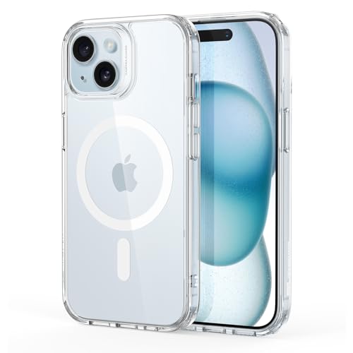ESR for iPhone 16 Pro Max Case, Compatible with MagSafe, Shockproof Military-Grade Protection, Magnetic Phone Case for iPhone 16 Pro Max, Classic Hybrid Case (HaloLock), Clear
