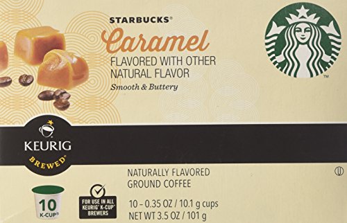Starbucks K-Cup Coffee Pods, Naturally Flavored Coffee Variety Pack for Keurig Brewers, 100% Arabica, 1 Box (40 Pods)