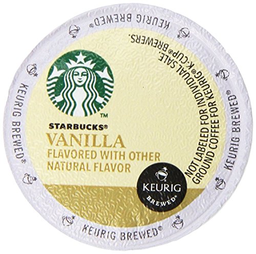 Starbucks K-Cup Coffee Pods, Naturally Flavored Coffee Variety Pack for Keurig Brewers, 100% Arabica, 1 Box (40 Pods)