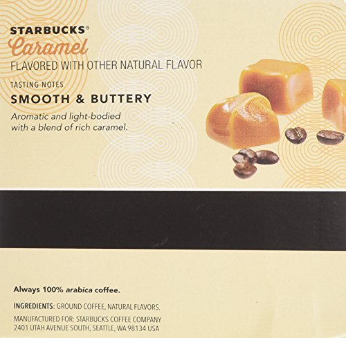 Starbucks K-Cup Coffee Pods, Naturally Flavored Coffee Variety Pack for Keurig Brewers, 100% Arabica, 1 Box (40 Pods)