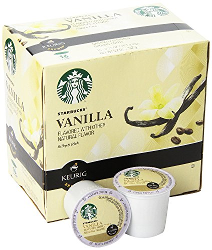 Starbucks K-Cup Coffee Pods, Naturally Flavored Coffee Variety Pack for Keurig Brewers, 100% Arabica, 1 Box (40 Pods)