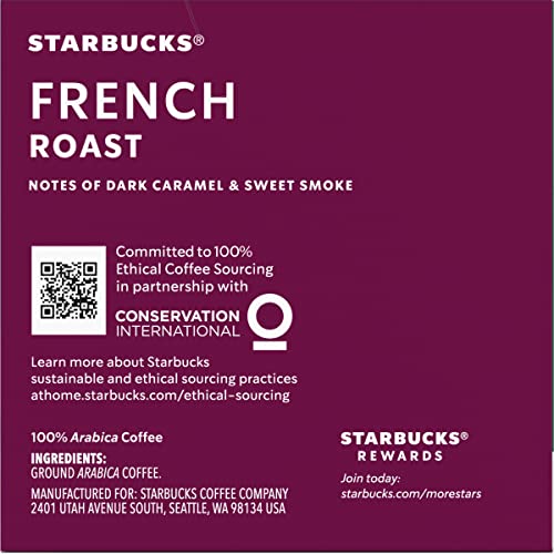 Starbucks K-Cup Coffee Pods, Naturally Flavored Coffee Variety Pack for Keurig Brewers, 100% Arabica, 1 Box (40 Pods)