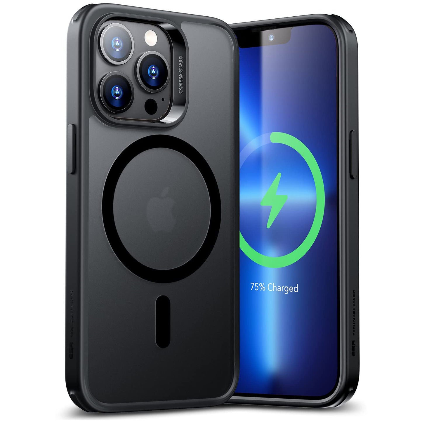 ESR for iPhone 16 Pro Max Case, Compatible with MagSafe, Shockproof Military-Grade Protection, Magnetic Phone Case for iPhone 16 Pro Max, Classic Hybrid Case (HaloLock), Clear