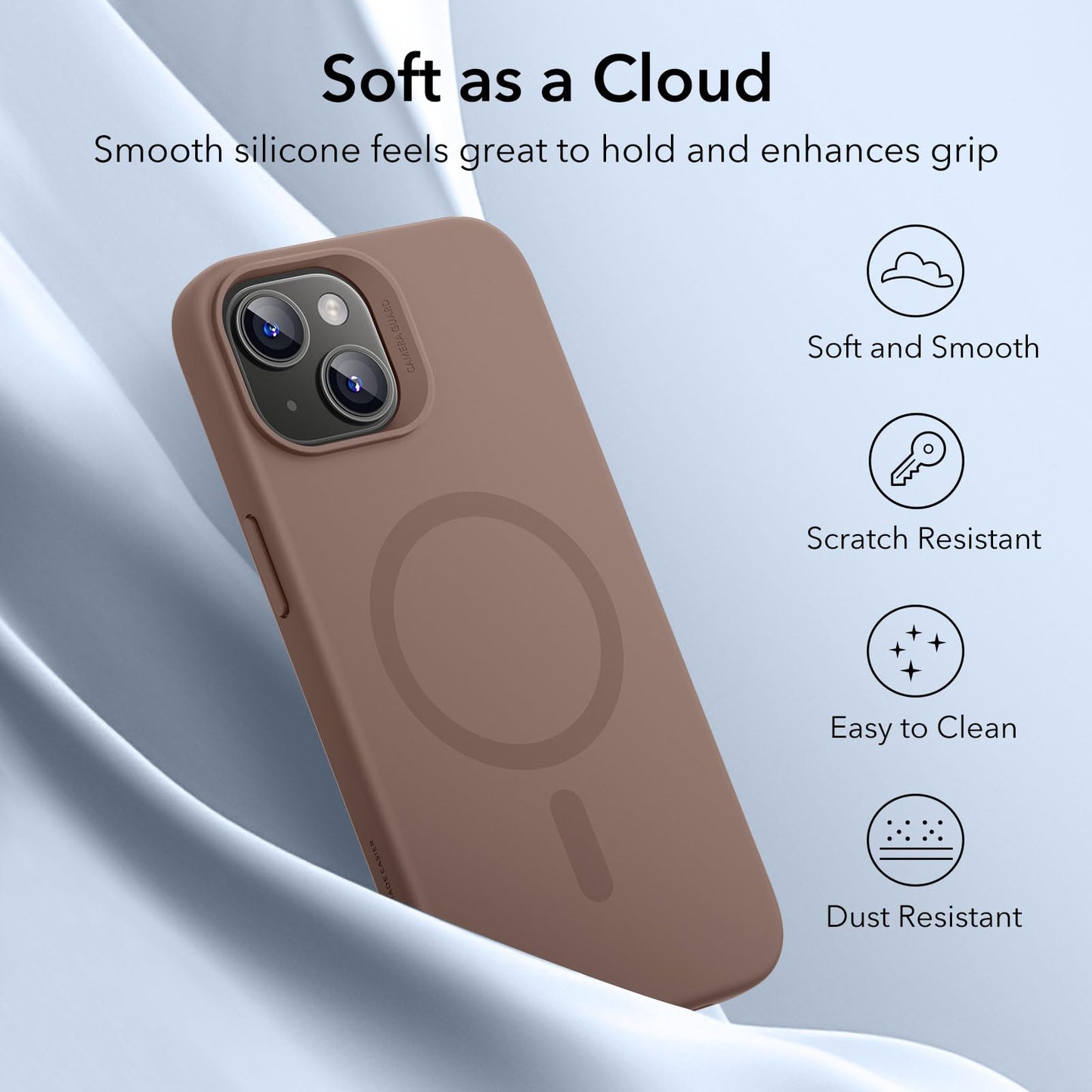 ESR for iPhone 16 Pro Max Case, Compatible with MagSafe, Shockproof Military-Grade Protection, Magnetic Phone Case for iPhone 16 Pro Max, Classic Hybrid Case (HaloLock), Clear