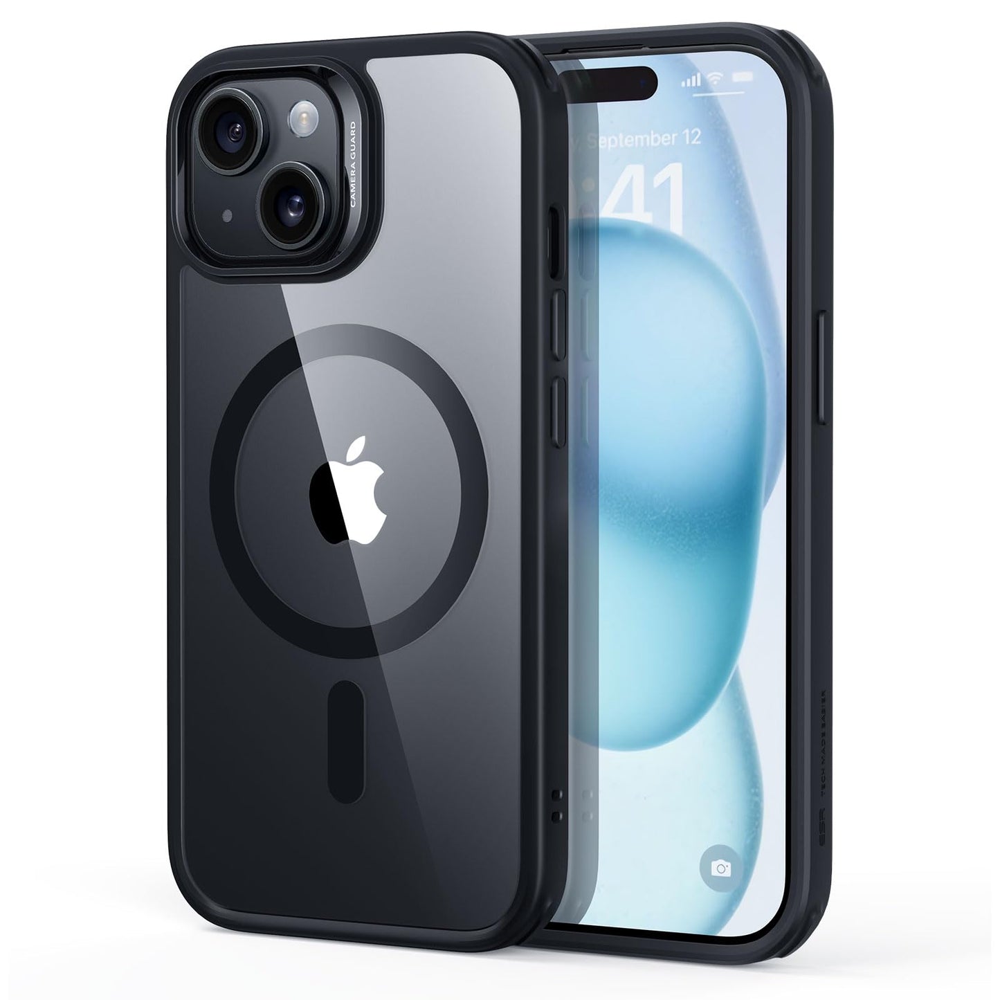ESR for iPhone 16 Pro Max Case, Compatible with MagSafe, Shockproof Military-Grade Protection, Magnetic Phone Case for iPhone 16 Pro Max, Classic Hybrid Case (HaloLock), Clear