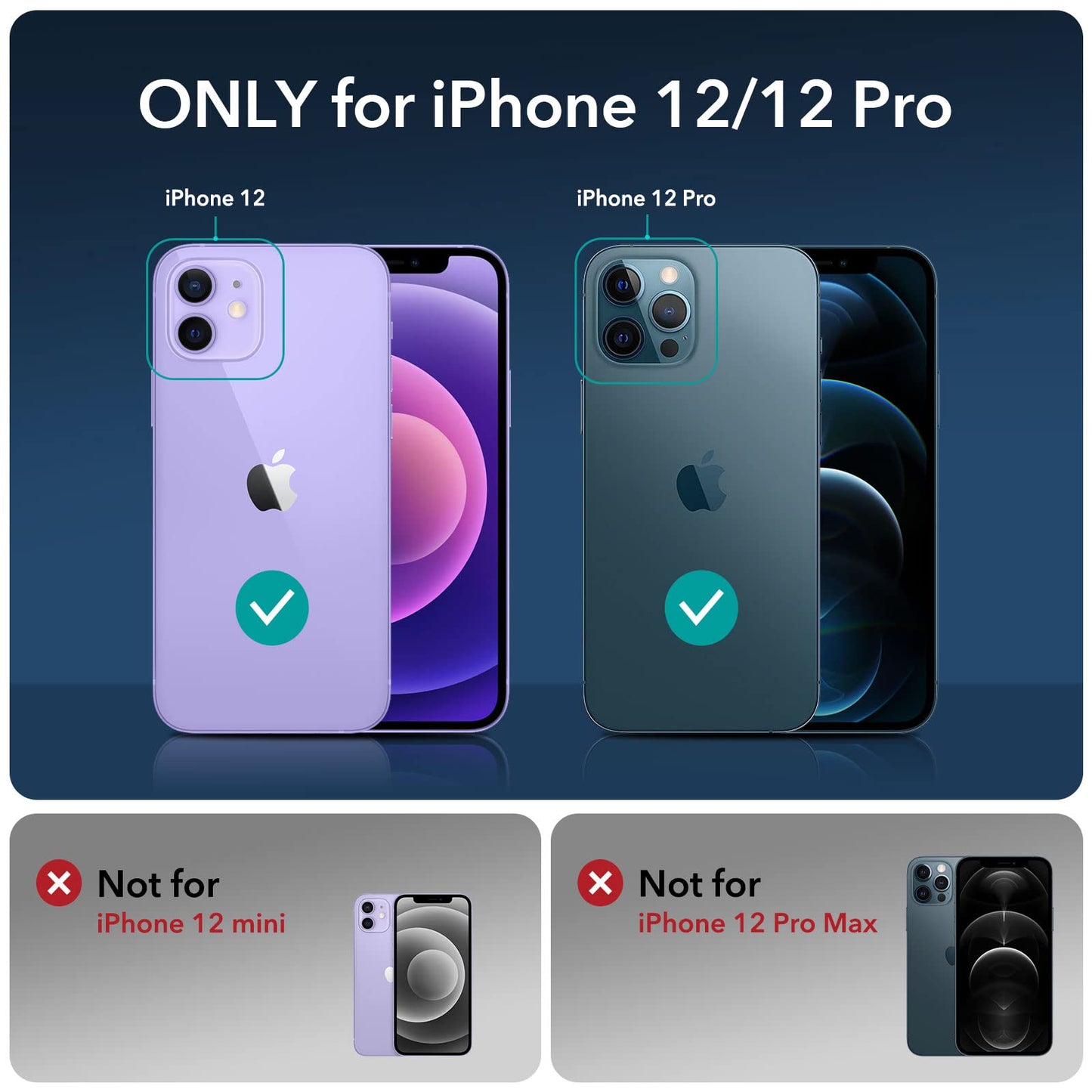 ESR for iPhone 16 Pro Max Case, Compatible with MagSafe, Shockproof Military-Grade Protection, Magnetic Phone Case for iPhone 16 Pro Max, Classic Hybrid Case (HaloLock), Clear