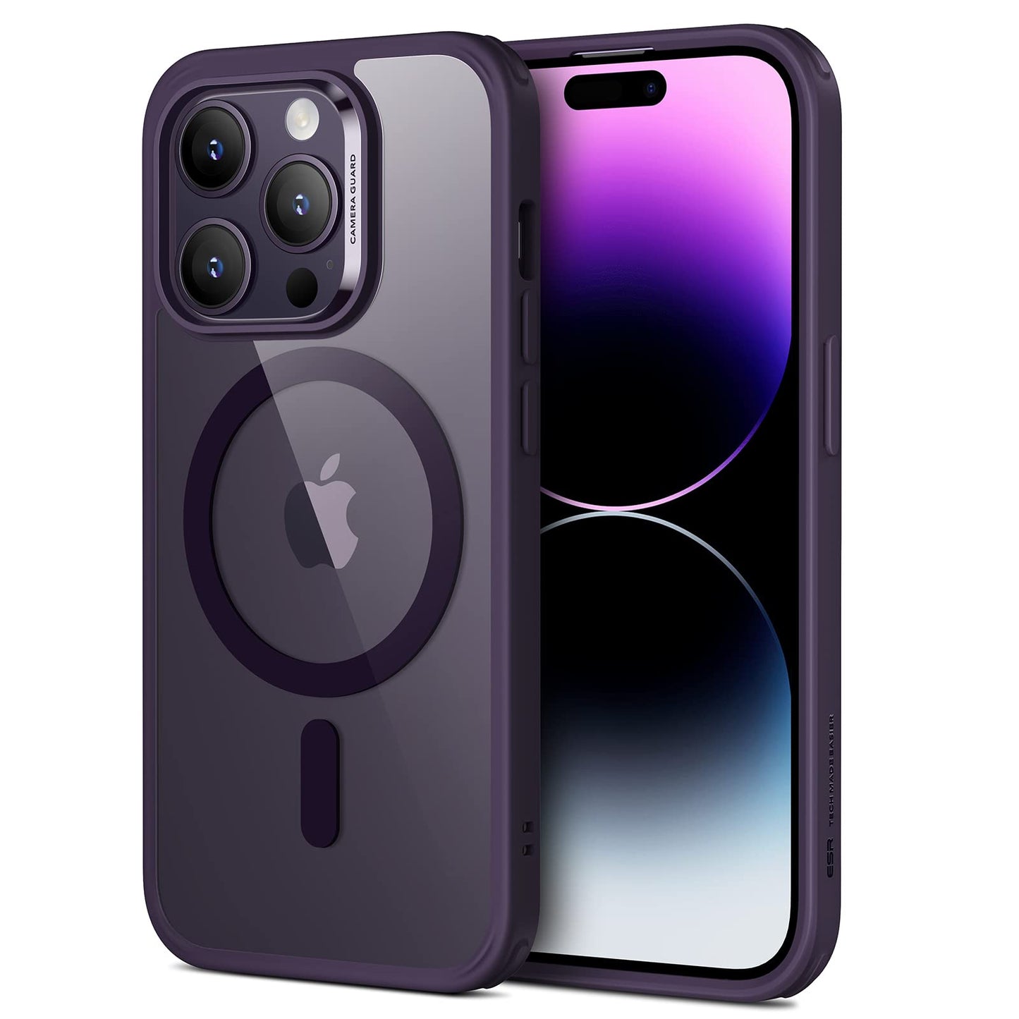 ESR for iPhone 16 Pro Max Case, Compatible with MagSafe, Shockproof Military-Grade Protection, Magnetic Phone Case for iPhone 16 Pro Max, Classic Hybrid Case (HaloLock), Clear