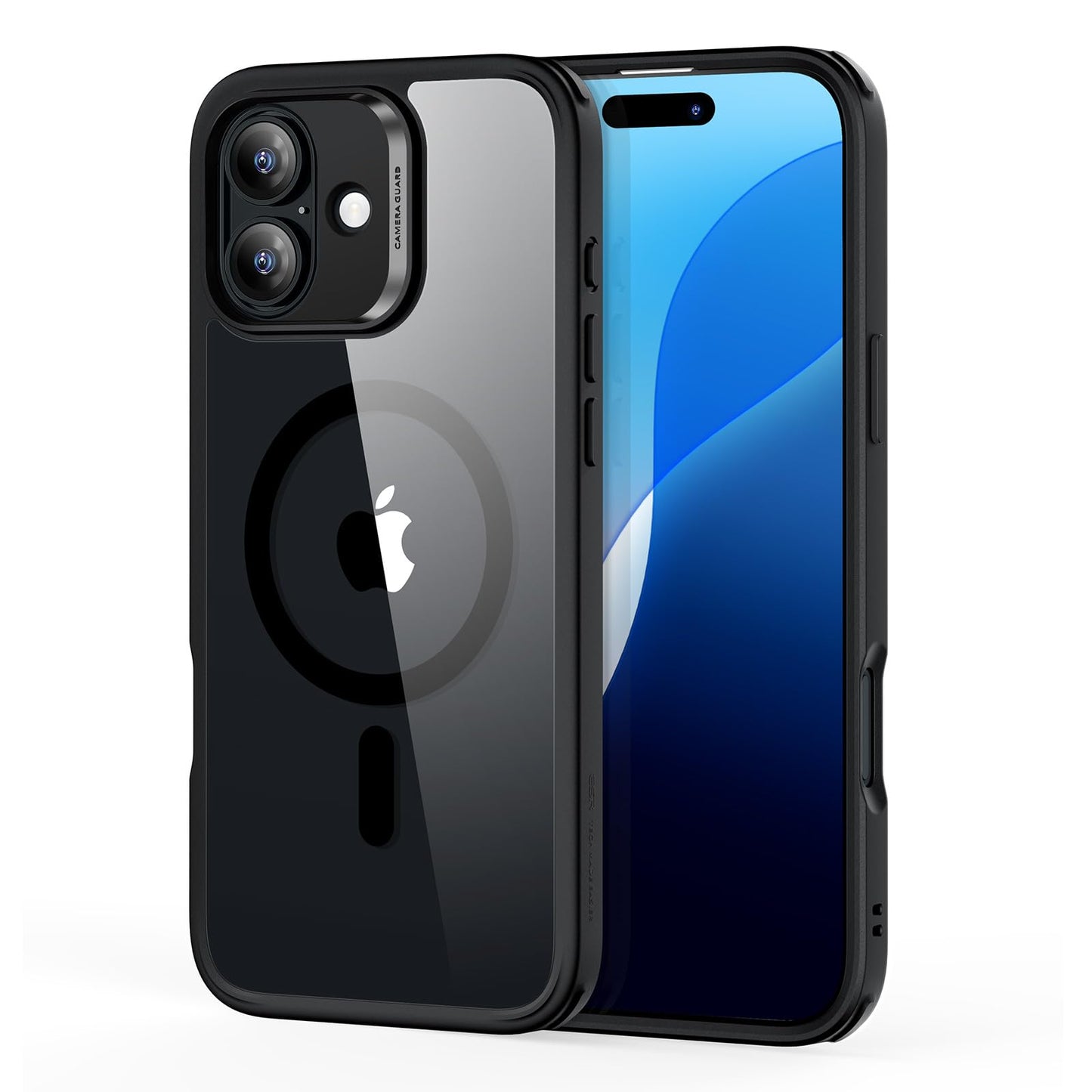 ESR for iPhone 16 Pro Max Case, Compatible with MagSafe, Shockproof Military-Grade Protection, Magnetic Phone Case for iPhone 16 Pro Max, Classic Hybrid Case (HaloLock), Clear
