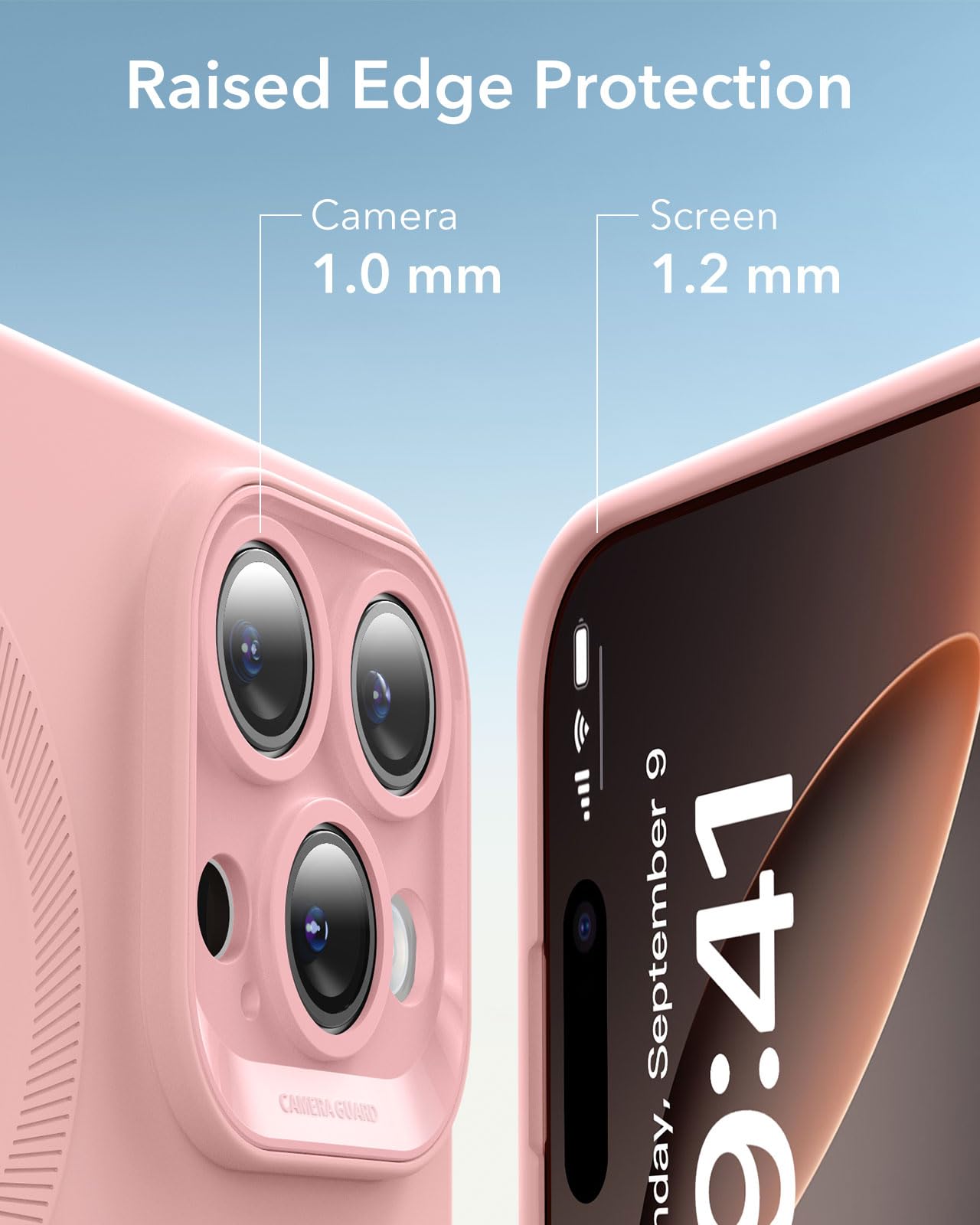 ESR for iPhone 16 Pro Max Case, Compatible with MagSafe, Shockproof Military-Grade Protection, Magnetic Phone Case for iPhone 16 Pro Max, Classic Hybrid Case (HaloLock), Clear