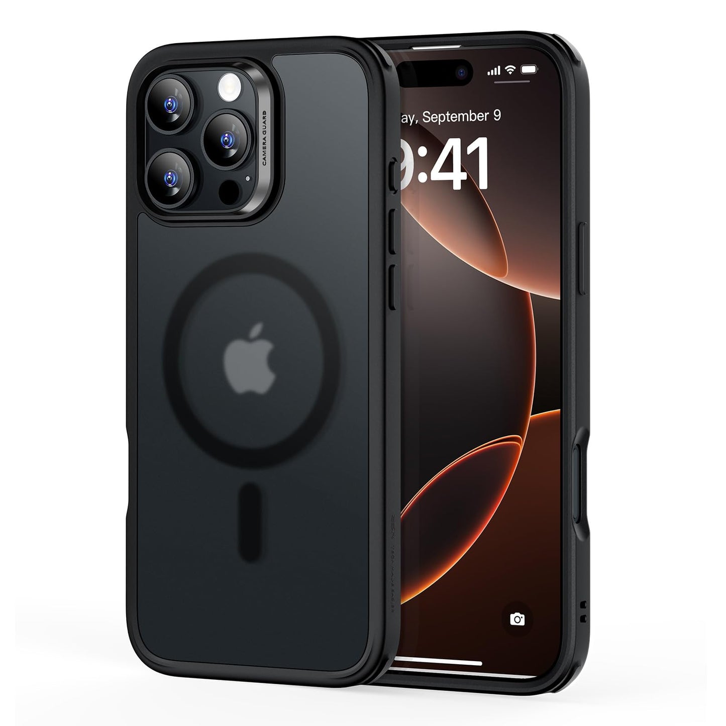 ESR for iPhone 16 Pro Max Case, Compatible with MagSafe, Shockproof Military-Grade Protection, Magnetic Phone Case for iPhone 16 Pro Max, Classic Hybrid Case (HaloLock), Clear