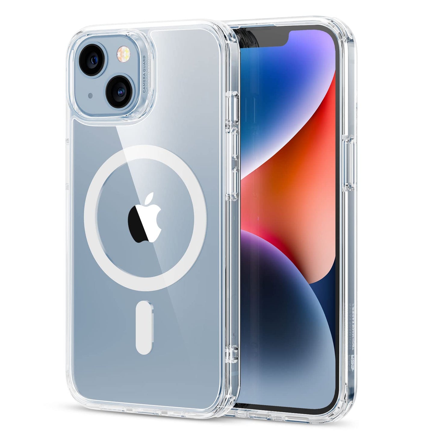 ESR for iPhone 16 Pro Max Case, Compatible with MagSafe, Shockproof Military-Grade Protection, Magnetic Phone Case for iPhone 16 Pro Max, Classic Hybrid Case (HaloLock), Clear