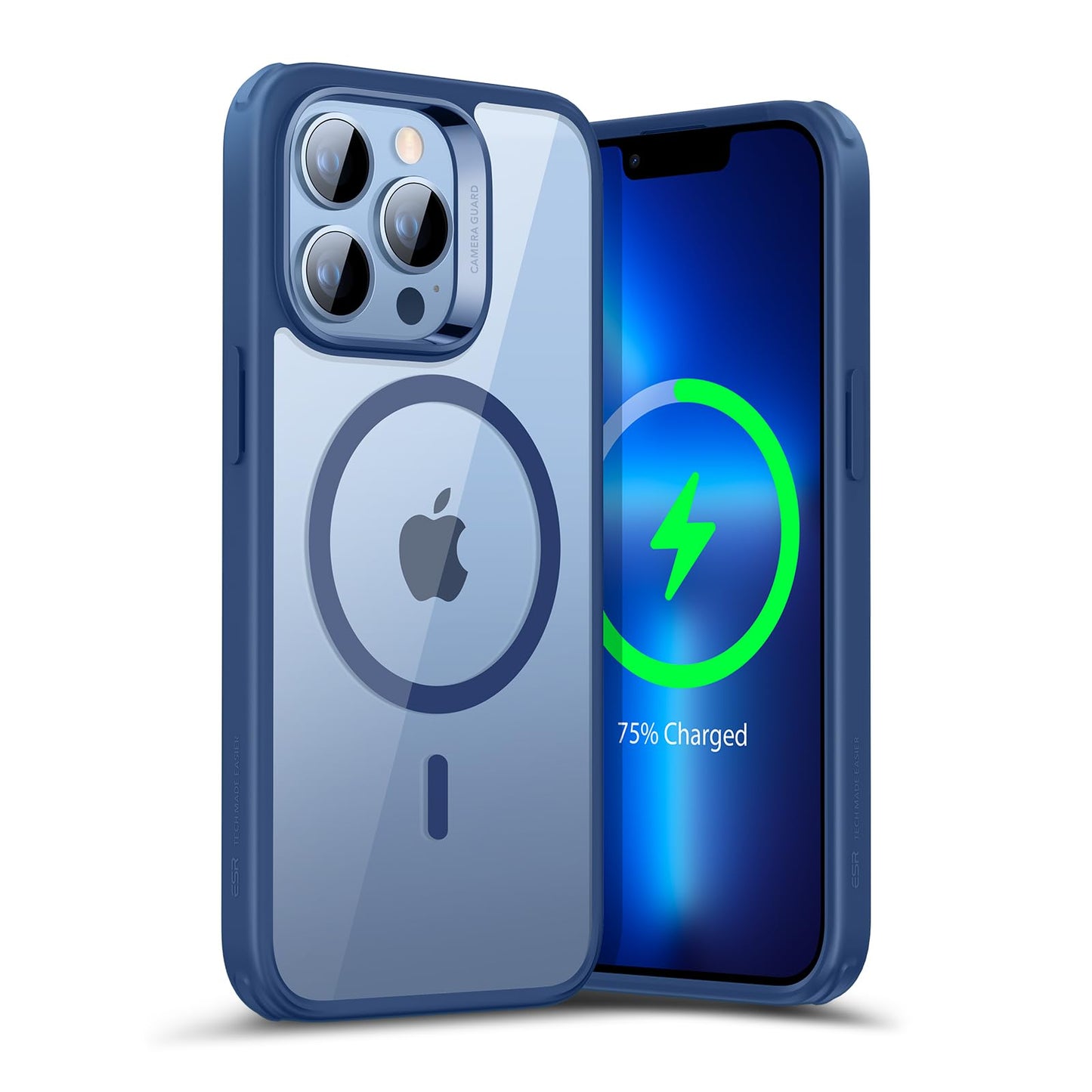 ESR for iPhone 16 Pro Max Case, Compatible with MagSafe, Shockproof Military-Grade Protection, Magnetic Phone Case for iPhone 16 Pro Max, Classic Hybrid Case (HaloLock), Clear