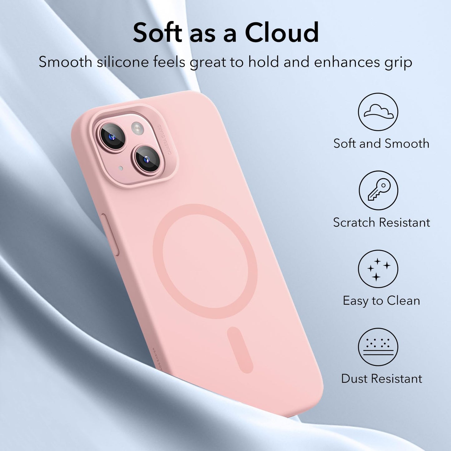 ESR for iPhone 16 Pro Max Case, Compatible with MagSafe, Shockproof Military-Grade Protection, Magnetic Phone Case for iPhone 16 Pro Max, Classic Hybrid Case (HaloLock), Clear