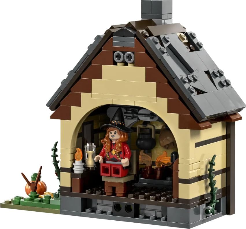 LEGO Ideas Disney Hocus Pocus: The Sanderson Sisters' Cottage Collectible Building Set, Idea for Adults & Fans of Disney Movie Hocus Pocus, Includes Sanderson Sister Minifigures, 21341