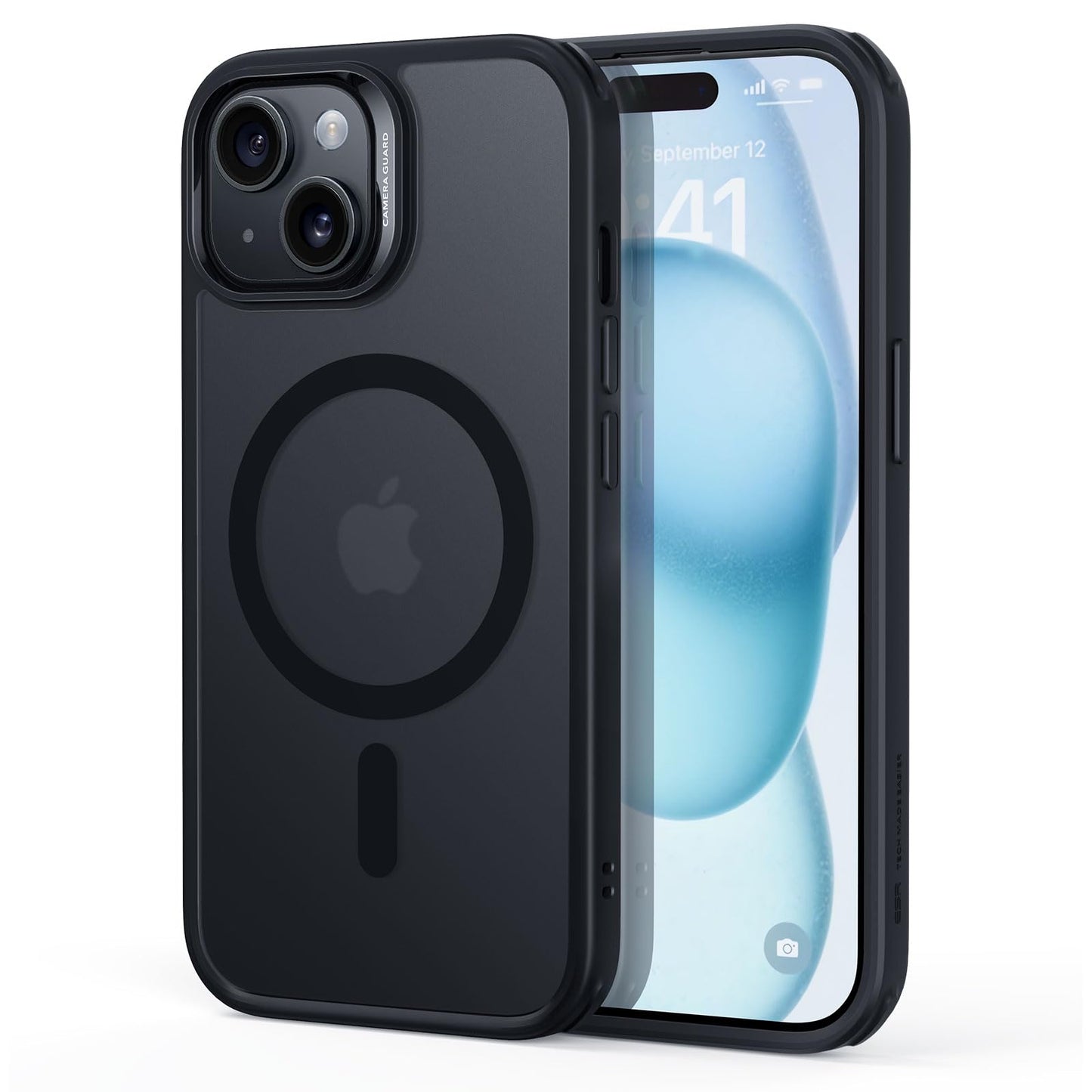 ESR for iPhone 16 Pro Max Case, Compatible with MagSafe, Shockproof Military-Grade Protection, Magnetic Phone Case for iPhone 16 Pro Max, Classic Hybrid Case (HaloLock), Clear