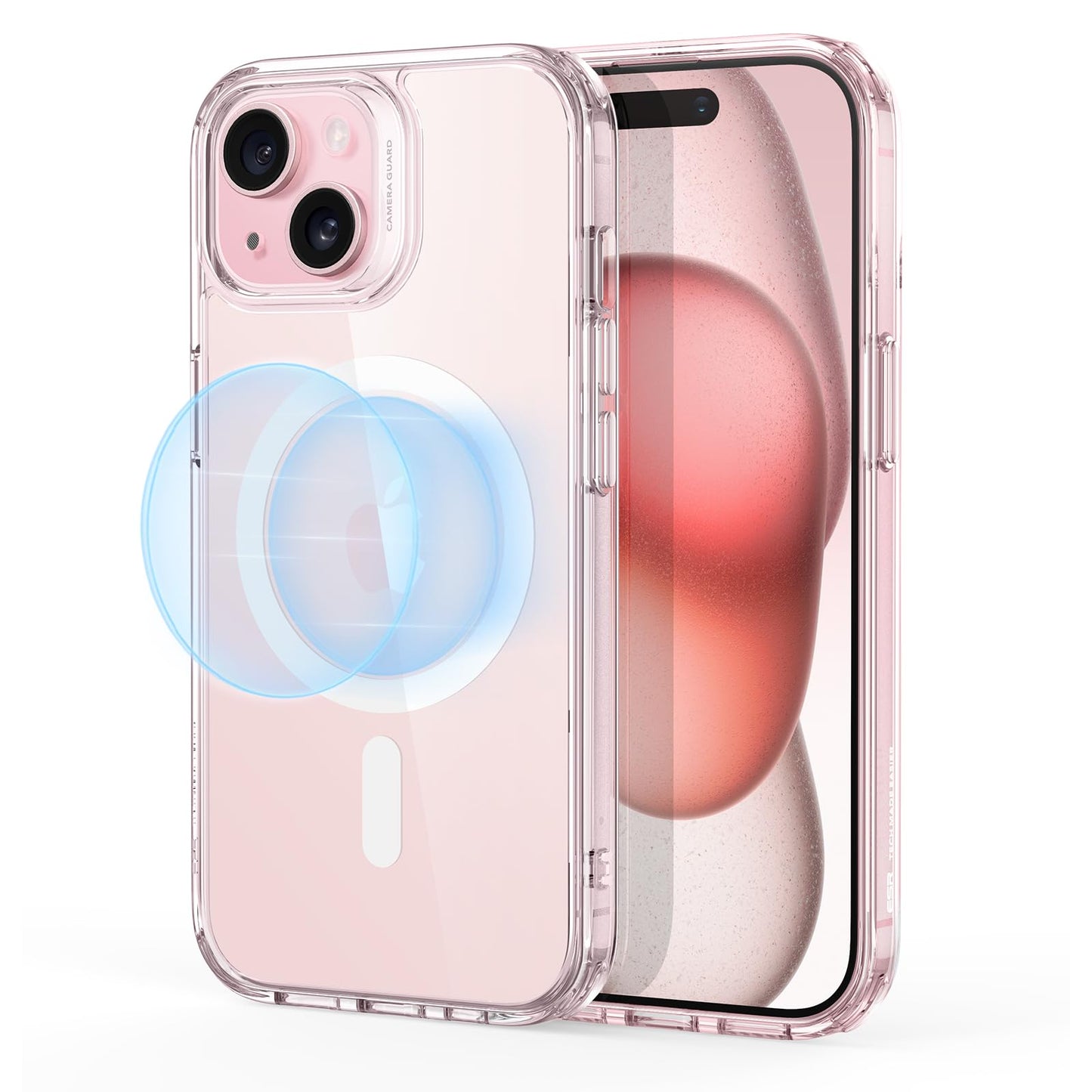 ESR for iPhone 16 Pro Max Case, Compatible with MagSafe, Shockproof Military-Grade Protection, Magnetic Phone Case for iPhone 16 Pro Max, Classic Hybrid Case (HaloLock), Clear