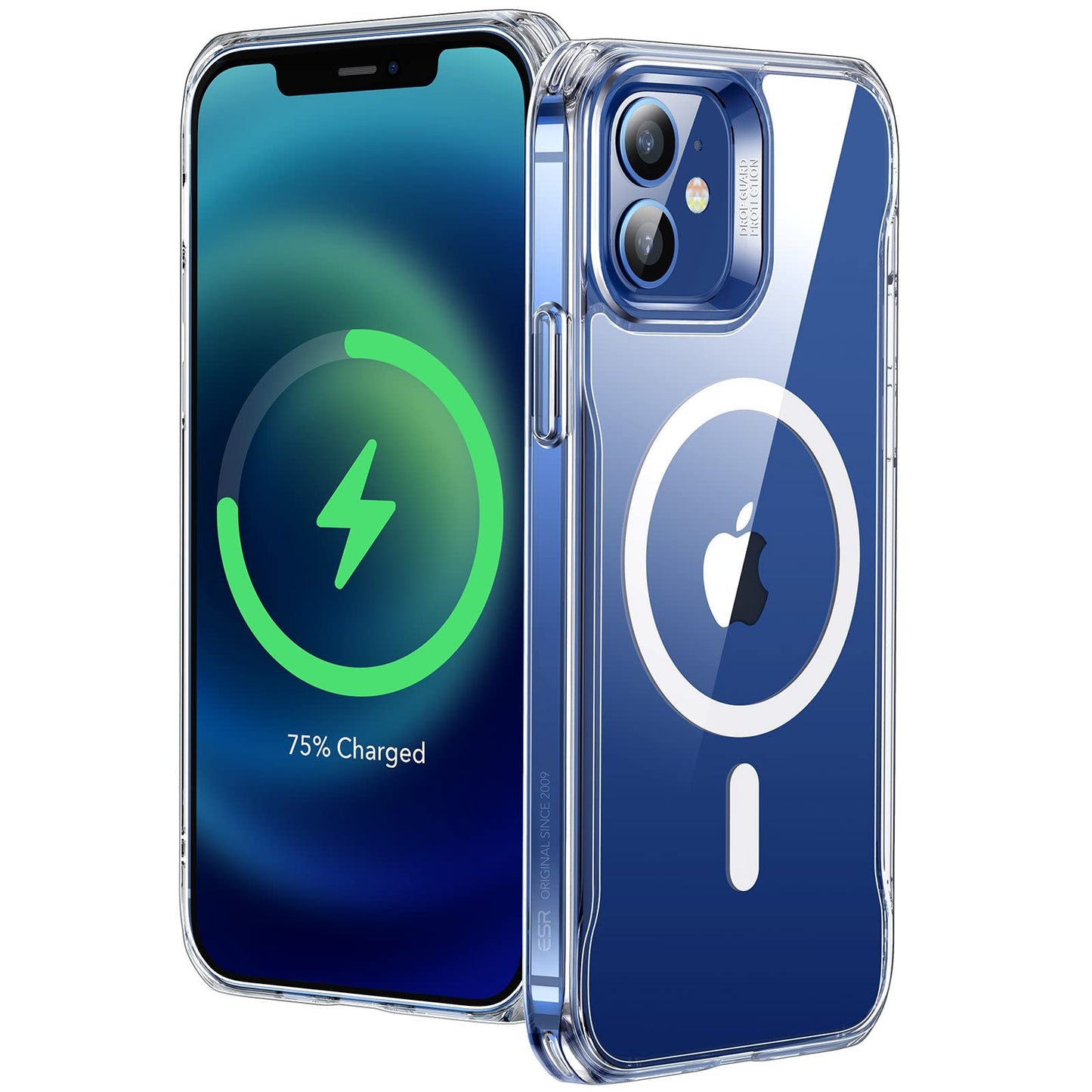 ESR for iPhone 16 Pro Max Case, Compatible with MagSafe, Shockproof Military-Grade Protection, Magnetic Phone Case for iPhone 16 Pro Max, Classic Hybrid Case (HaloLock), Clear