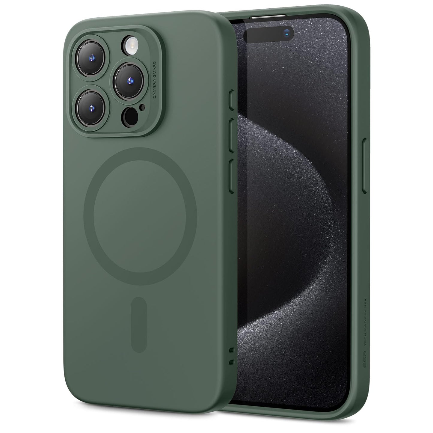 ESR for iPhone 16 Pro Max Case, Compatible with MagSafe, Shockproof Military-Grade Protection, Magnetic Phone Case for iPhone 16 Pro Max, Classic Hybrid Case (HaloLock), Clear