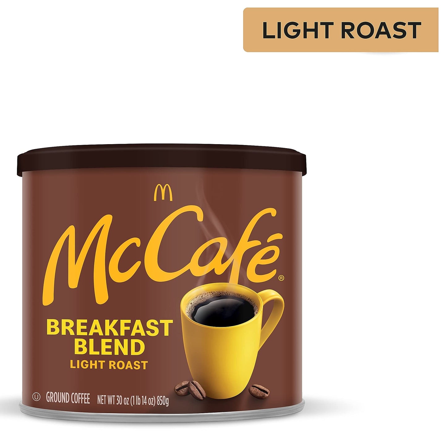 McCafe Premium Roast, Medium Roast Ground Coffee, 30 oz Canister