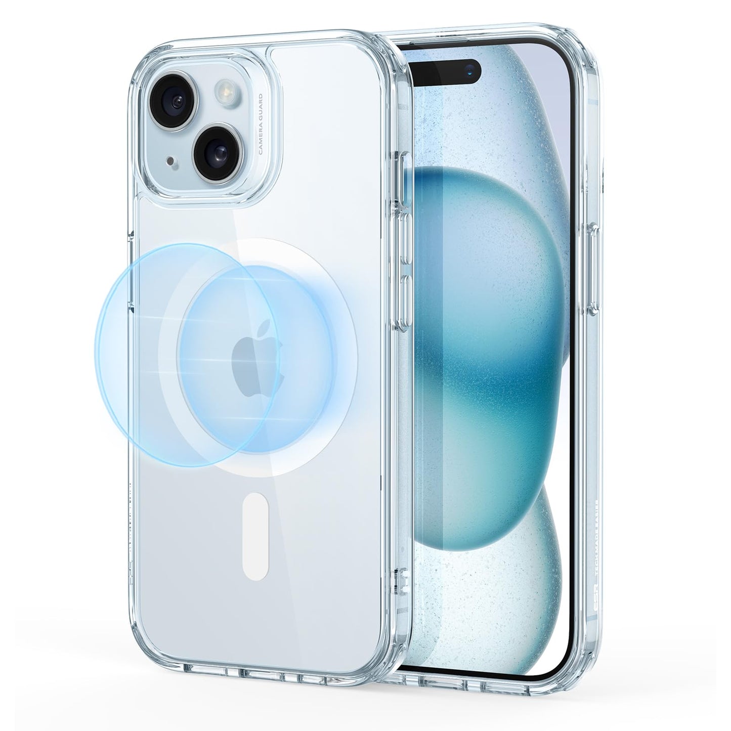 ESR for iPhone 16 Pro Max Case, Compatible with MagSafe, Shockproof Military-Grade Protection, Magnetic Phone Case for iPhone 16 Pro Max, Classic Hybrid Case (HaloLock), Clear