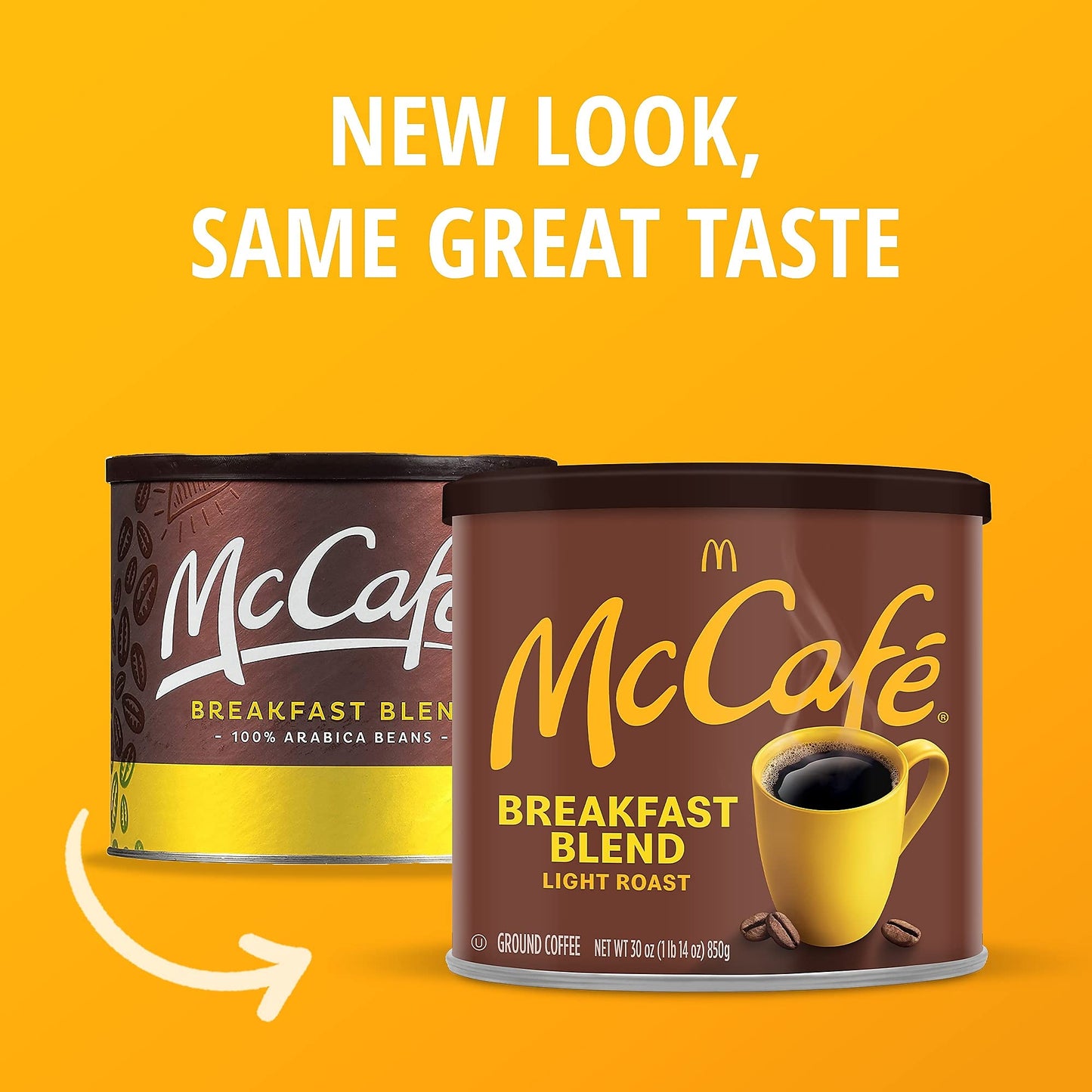 McCafe Premium Roast, Medium Roast Ground Coffee, 30 oz Canister