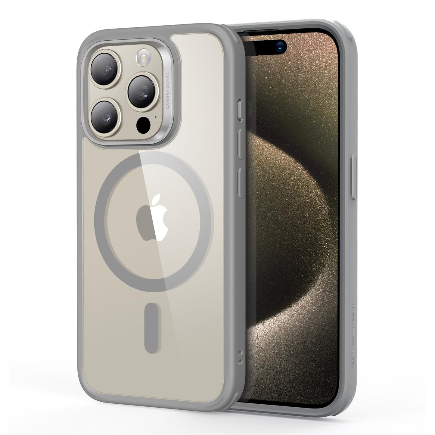 ESR for iPhone 16 Pro Max Case, Compatible with MagSafe, Shockproof Military-Grade Protection, Magnetic Phone Case for iPhone 16 Pro Max, Classic Hybrid Case (HaloLock), Clear