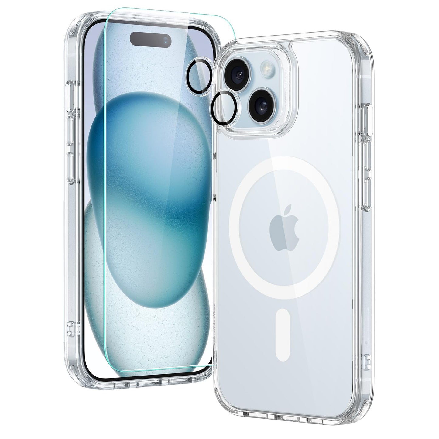 ESR for iPhone 16 Pro Max Case, Compatible with MagSafe, Shockproof Military-Grade Protection, Magnetic Phone Case for iPhone 16 Pro Max, Classic Hybrid Case (HaloLock), Clear