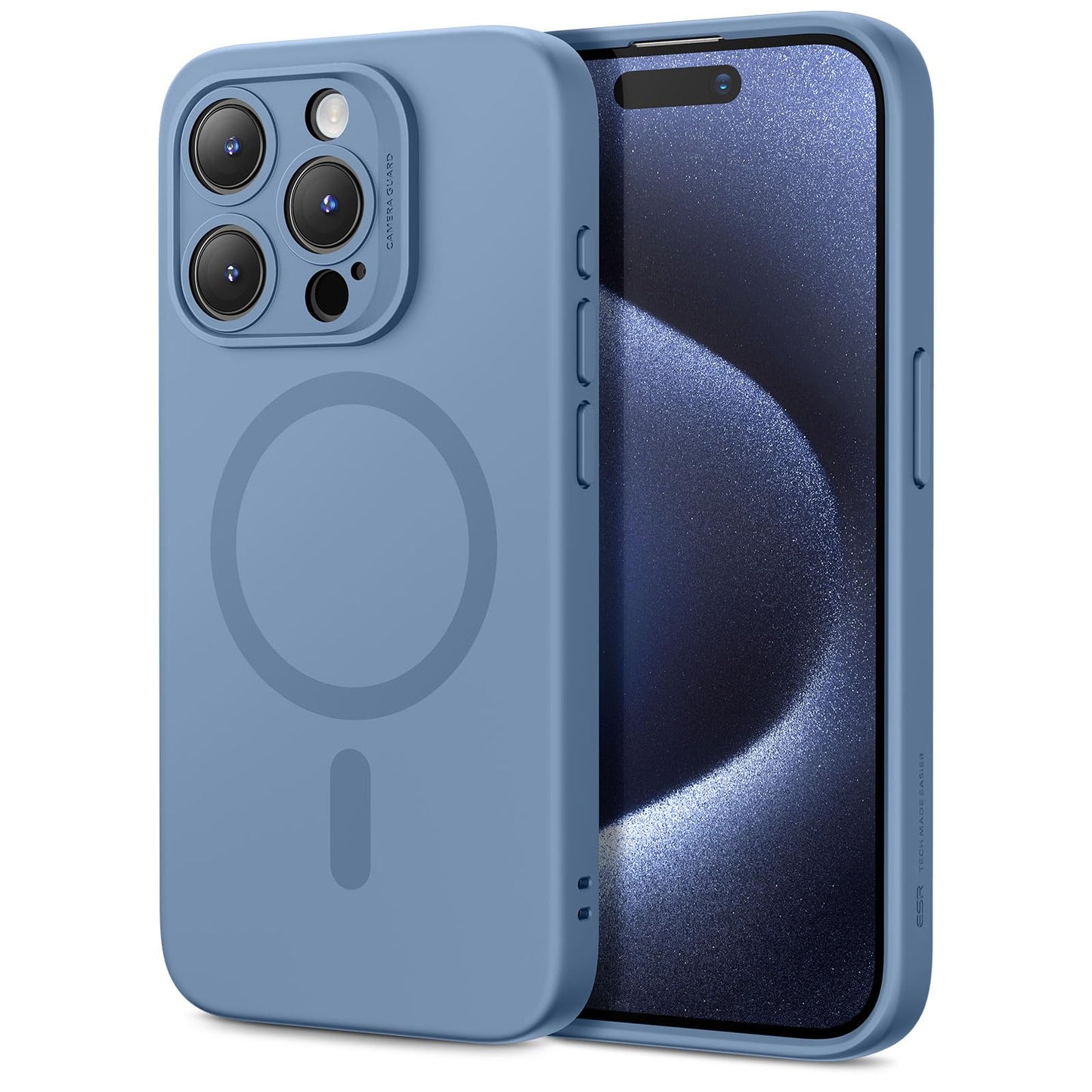 ESR for iPhone 16 Pro Max Case, Compatible with MagSafe, Shockproof Military-Grade Protection, Magnetic Phone Case for iPhone 16 Pro Max, Classic Hybrid Case (HaloLock), Clear