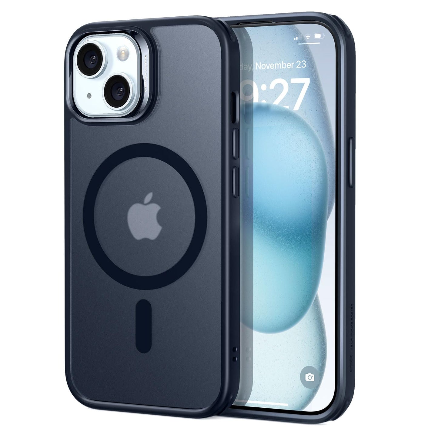 ESR for iPhone 16 Pro Max Case, Compatible with MagSafe, Shockproof Military-Grade Protection, Magnetic Phone Case for iPhone 16 Pro Max, Classic Hybrid Case (HaloLock), Clear