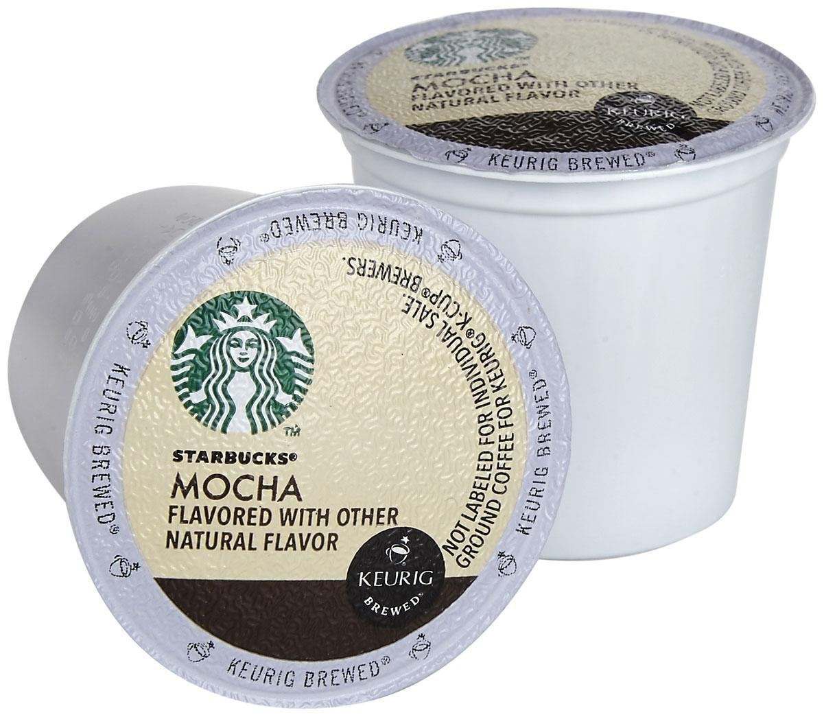 Starbucks K-Cup Coffee Pods, Naturally Flavored Coffee Variety Pack for Keurig Brewers, 100% Arabica, 1 Box (40 Pods)