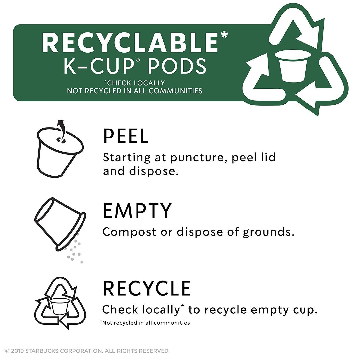 Starbucks K-Cup Coffee Pods, Naturally Flavored Coffee Variety Pack for Keurig Brewers, 100% Arabica, 1 Box (40 Pods)