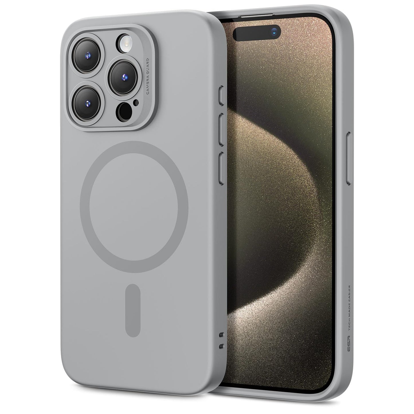 ESR for iPhone 16 Pro Max Case, Compatible with MagSafe, Shockproof Military-Grade Protection, Magnetic Phone Case for iPhone 16 Pro Max, Classic Hybrid Case (HaloLock), Clear