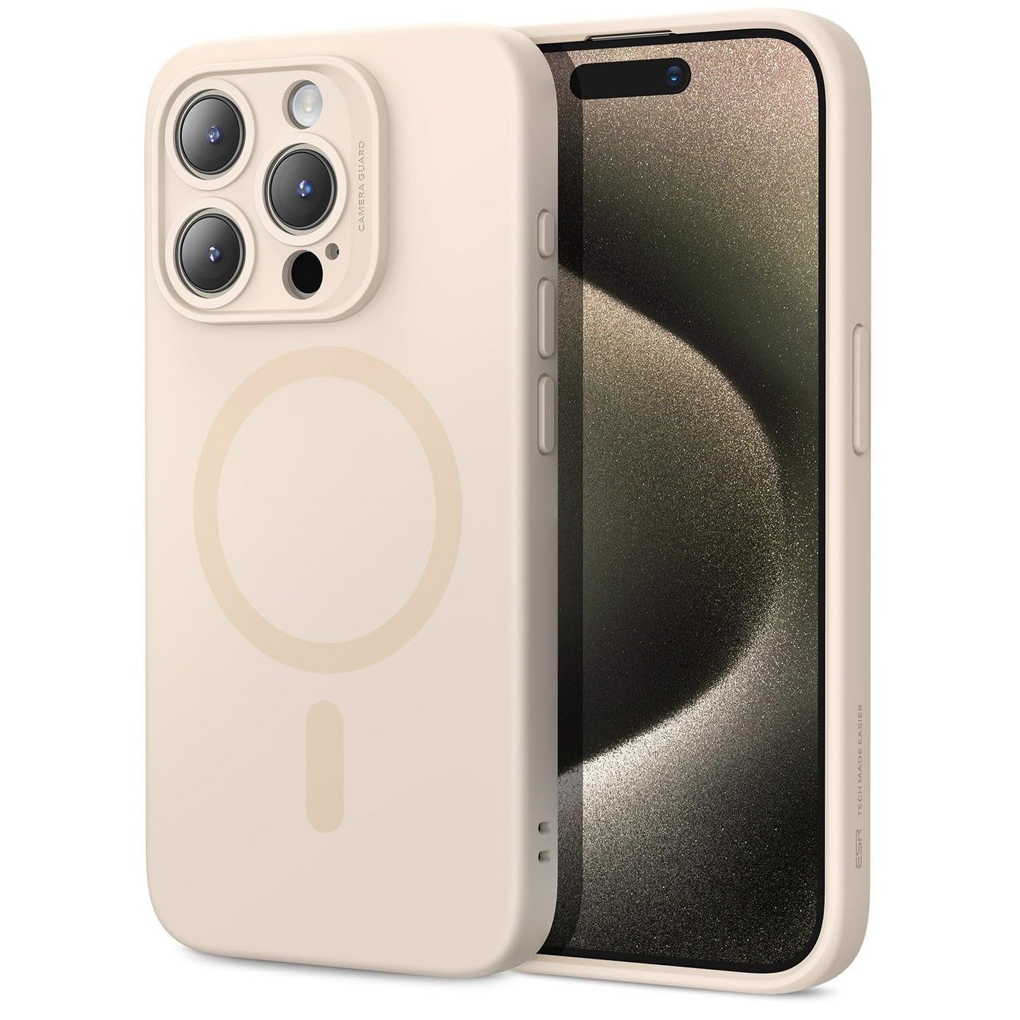 ESR for iPhone 16 Pro Max Case, Compatible with MagSafe, Shockproof Military-Grade Protection, Magnetic Phone Case for iPhone 16 Pro Max, Classic Hybrid Case (HaloLock), Clear