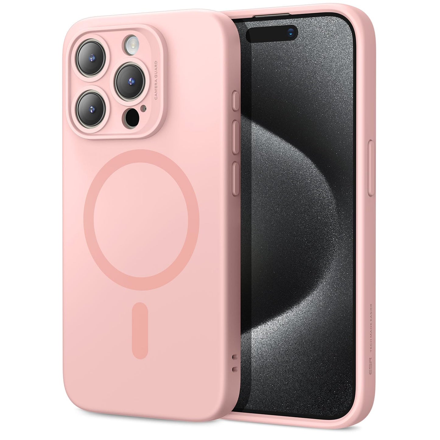 ESR for iPhone 16 Pro Max Case, Compatible with MagSafe, Shockproof Military-Grade Protection, Magnetic Phone Case for iPhone 16 Pro Max, Classic Hybrid Case (HaloLock), Clear