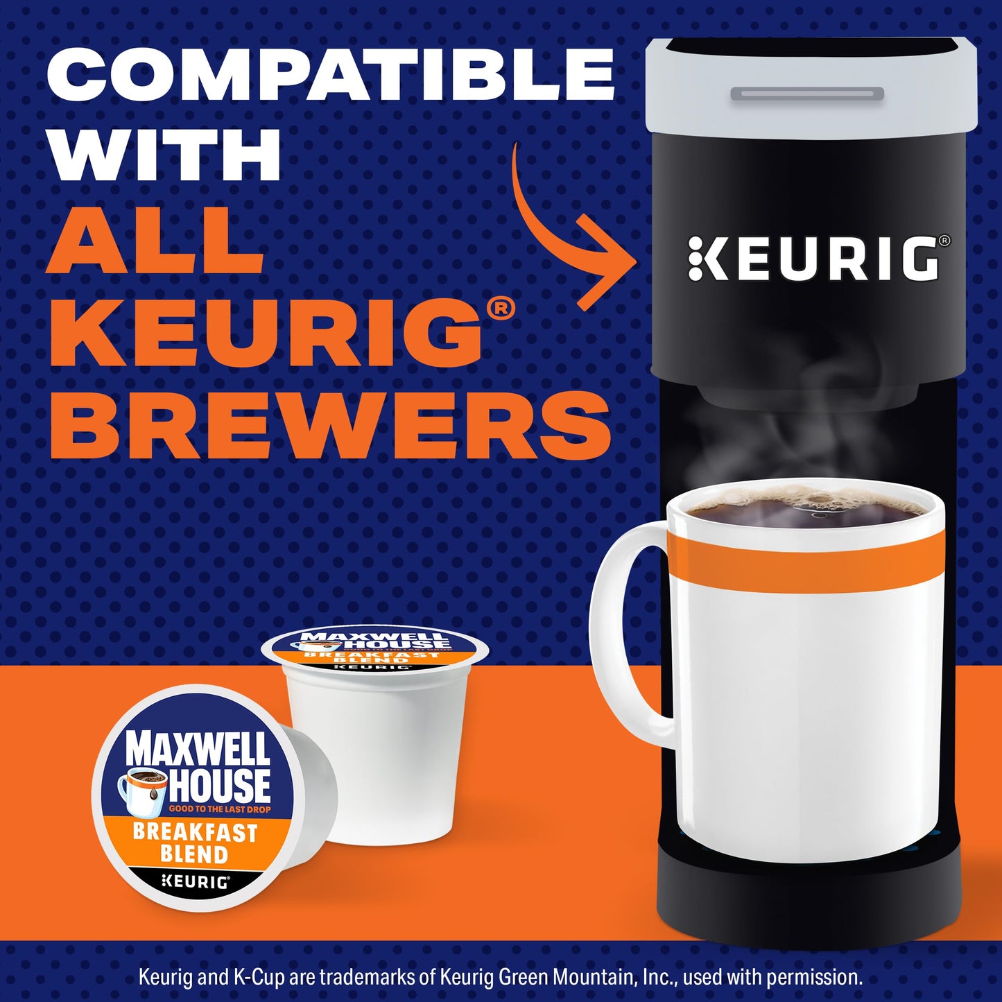Maxwell House House Blend Medium Roast K-Cup Coffee Pods (84 ct Box)