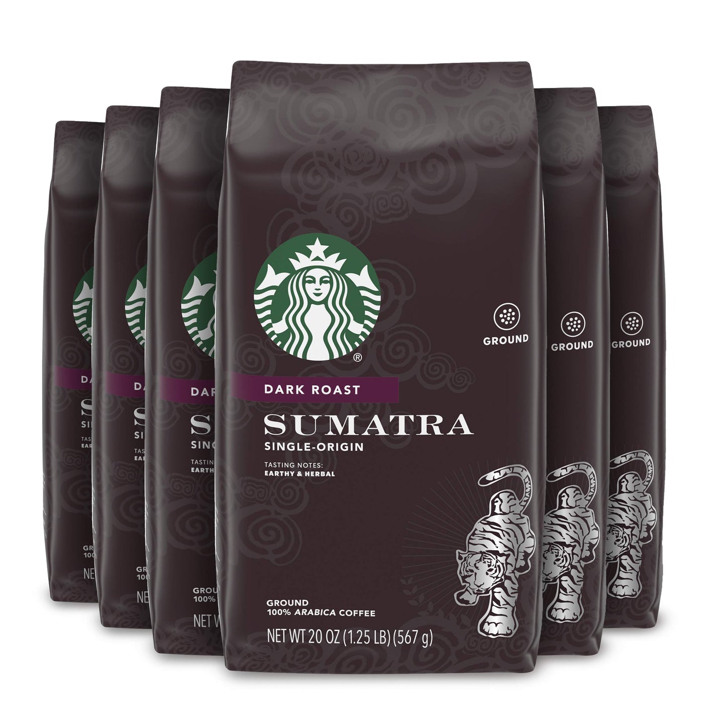 Starbucks K-Cup Coffee Pods, Naturally Flavored Coffee Variety Pack for Keurig Brewers, 100% Arabica, 1 Box (40 Pods)