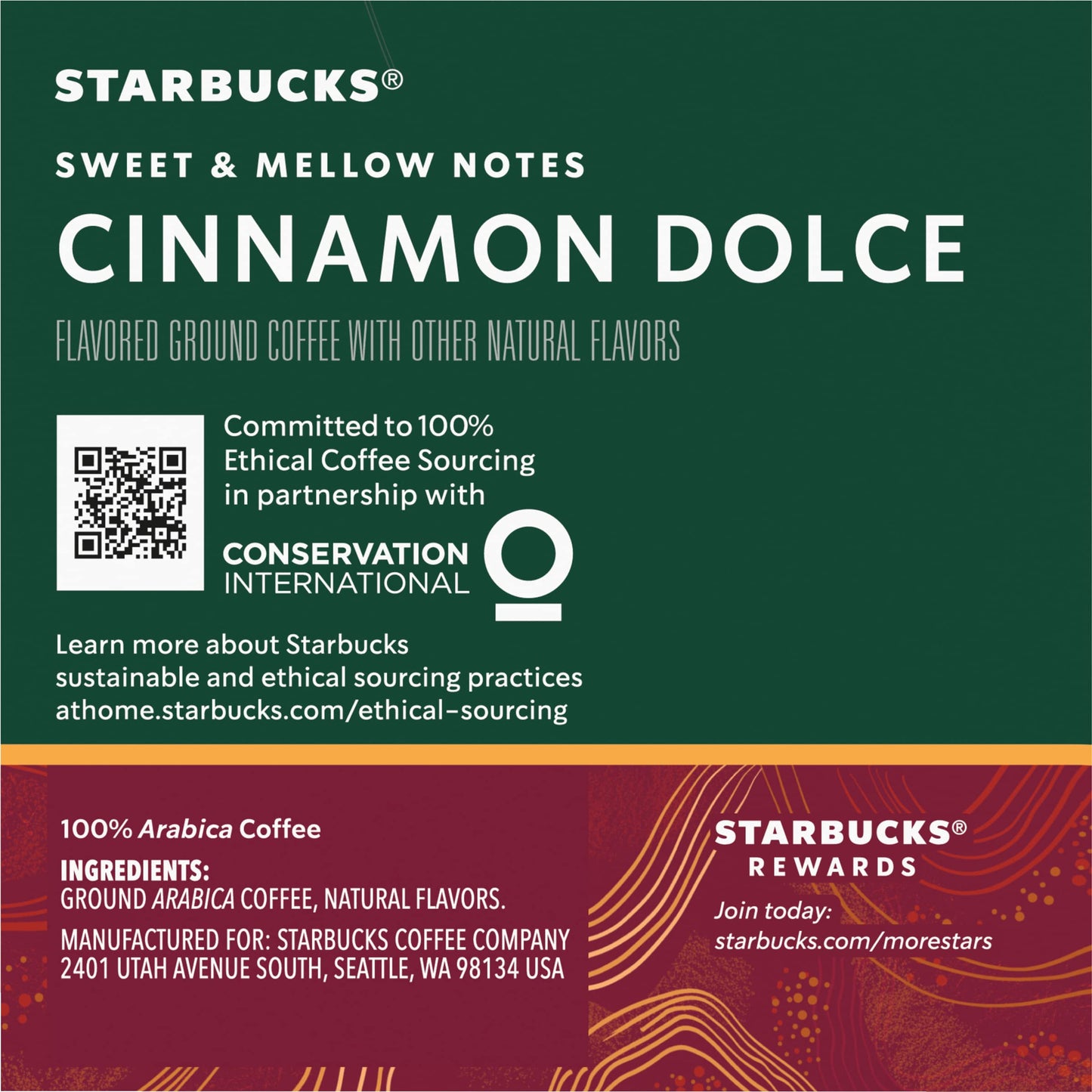 Starbucks K-Cup Coffee Pods, Naturally Flavored Coffee Variety Pack for Keurig Brewers, 100% Arabica, 1 Box (40 Pods)