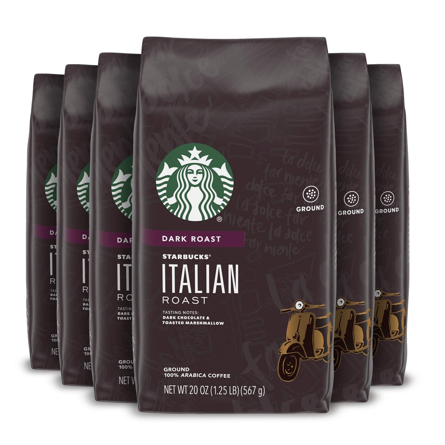Starbucks K-Cup Coffee Pods, Naturally Flavored Coffee Variety Pack for Keurig Brewers, 100% Arabica, 1 Box (40 Pods)