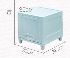 Image of Multilayer storage cabinets drawers Children's shelves simple plastic children's toys debris household drawer storage cabinet