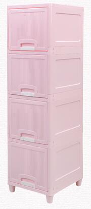 Image of Multilayer storage cabinets drawers Children's shelves simple plastic children's toys debris household drawer storage cabinet