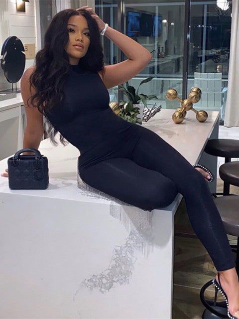 Simenual ribbed Casual Zipper V Neck Rompers Women Jumpsuit Workout Sporty Short Sleeve Skinny Biker Shorts Playsuits Fashion