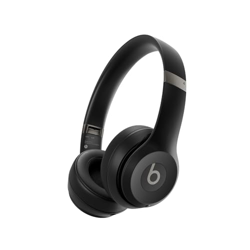Beats Solo 4 - Wireless Bluetooth On-Ear Headphones, Apple & Android Compatible, Up to 50 Hours of Battery Life - Slate Blue