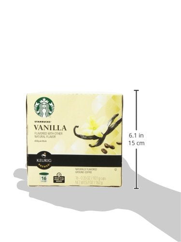 Starbucks K-Cup Coffee Pods, Naturally Flavored Coffee Variety Pack for Keurig Brewers, 100% Arabica, 1 Box (40 Pods)